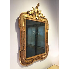 Pair of 19th Century Italian Gold Venetian Mirrors