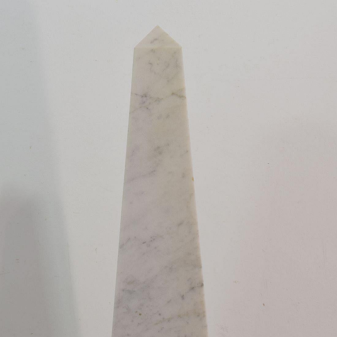 Pair of 19th Century Italian Grand Tour Marble Obelisks 7