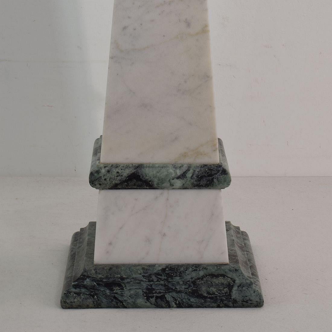 Pair of 19th Century Italian Grand Tour Marble Obelisks 6