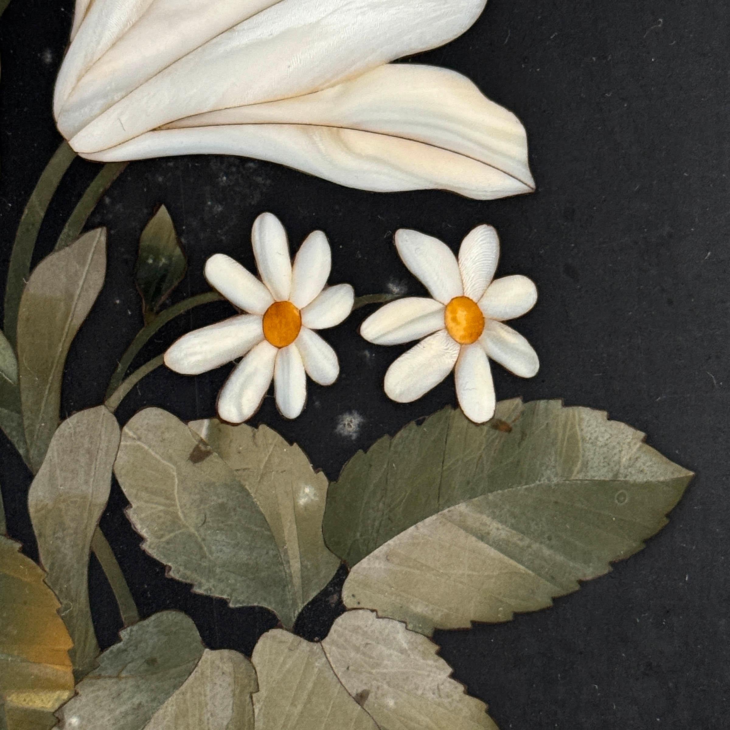 Pair of 19th Century Italian Grand Tour Pietra Dura 'Paintings' 8