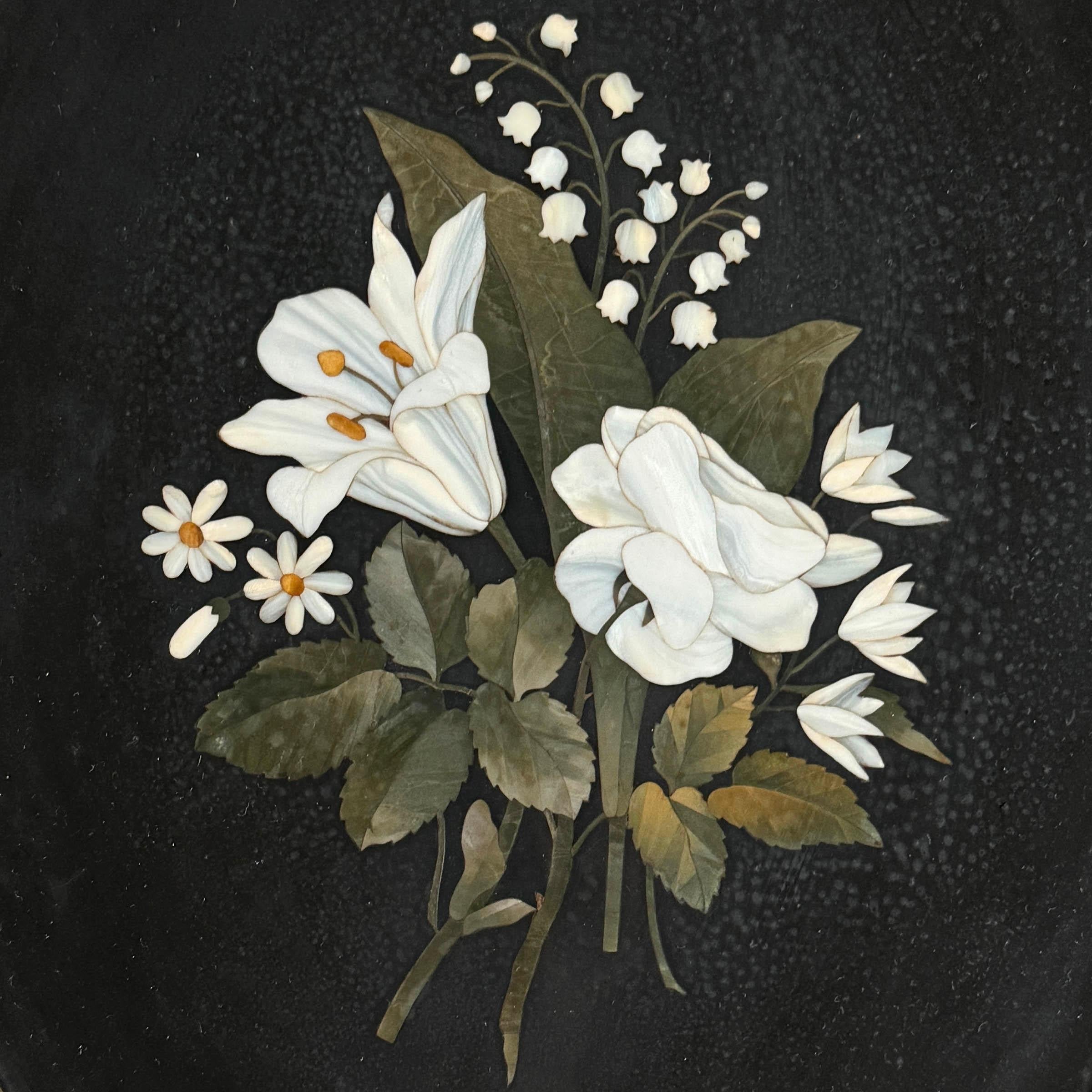 Pair of 19th Century Italian Grand Tour Pietra Dura 'Paintings' 9