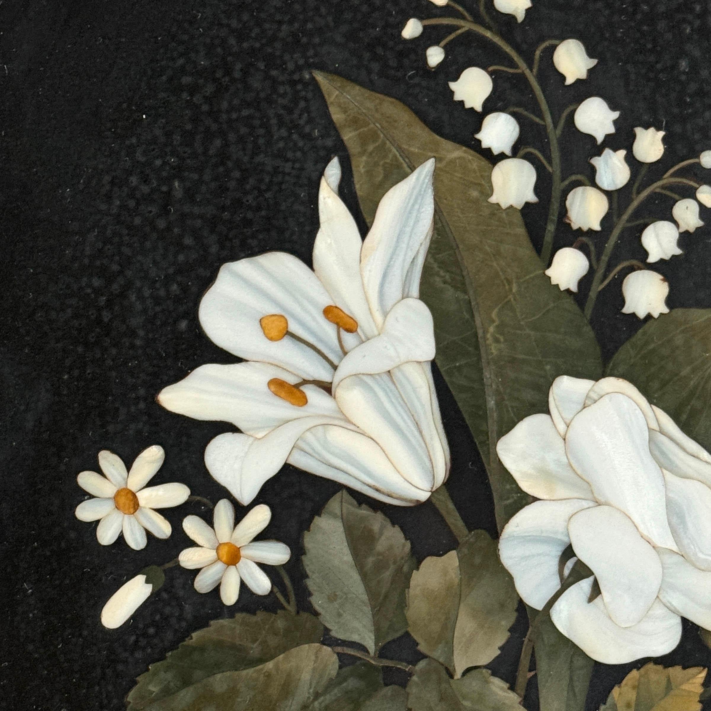 Pair of 19th Century Italian Grand Tour Pietra Dura 'Paintings' 10