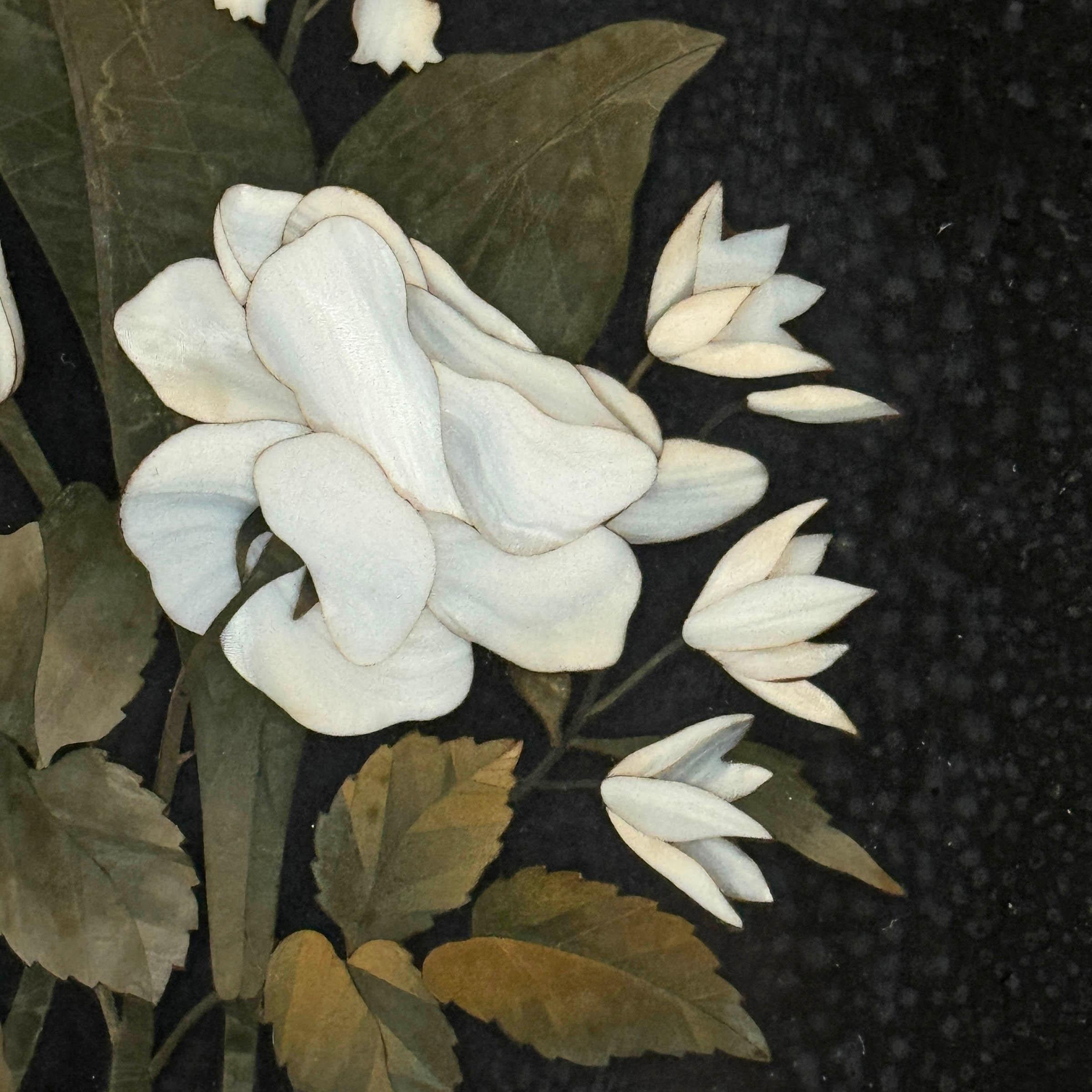 Pair of 19th Century Italian Grand Tour Pietra Dura 'Paintings' 12