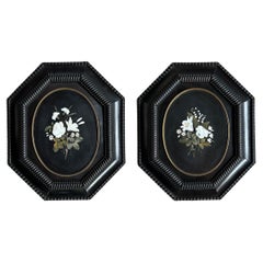 Pair of 19th Century Italian Grand Tour Pietra Dura 'Paintings'