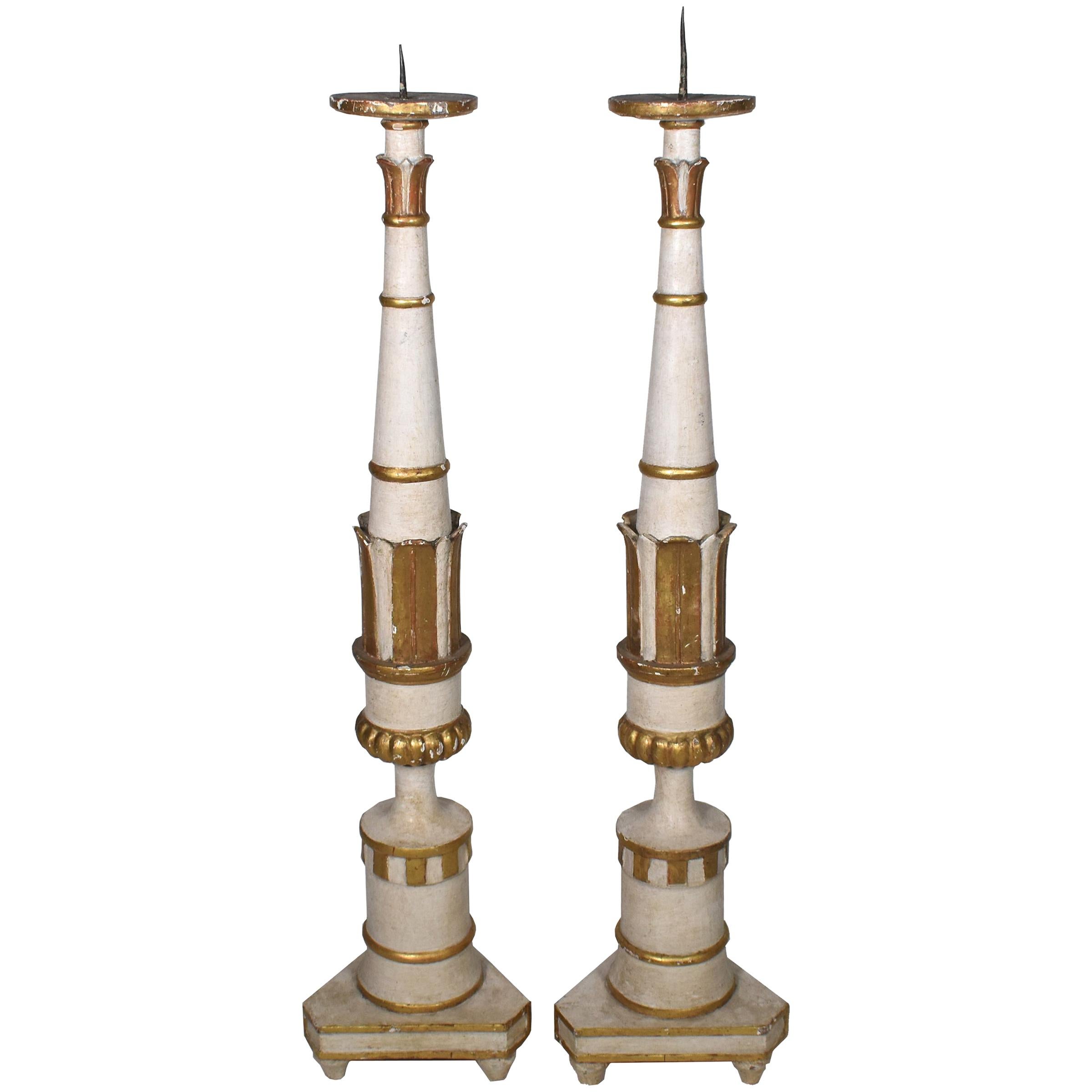 Pair of 19th Century Louis XVI Candlesticks