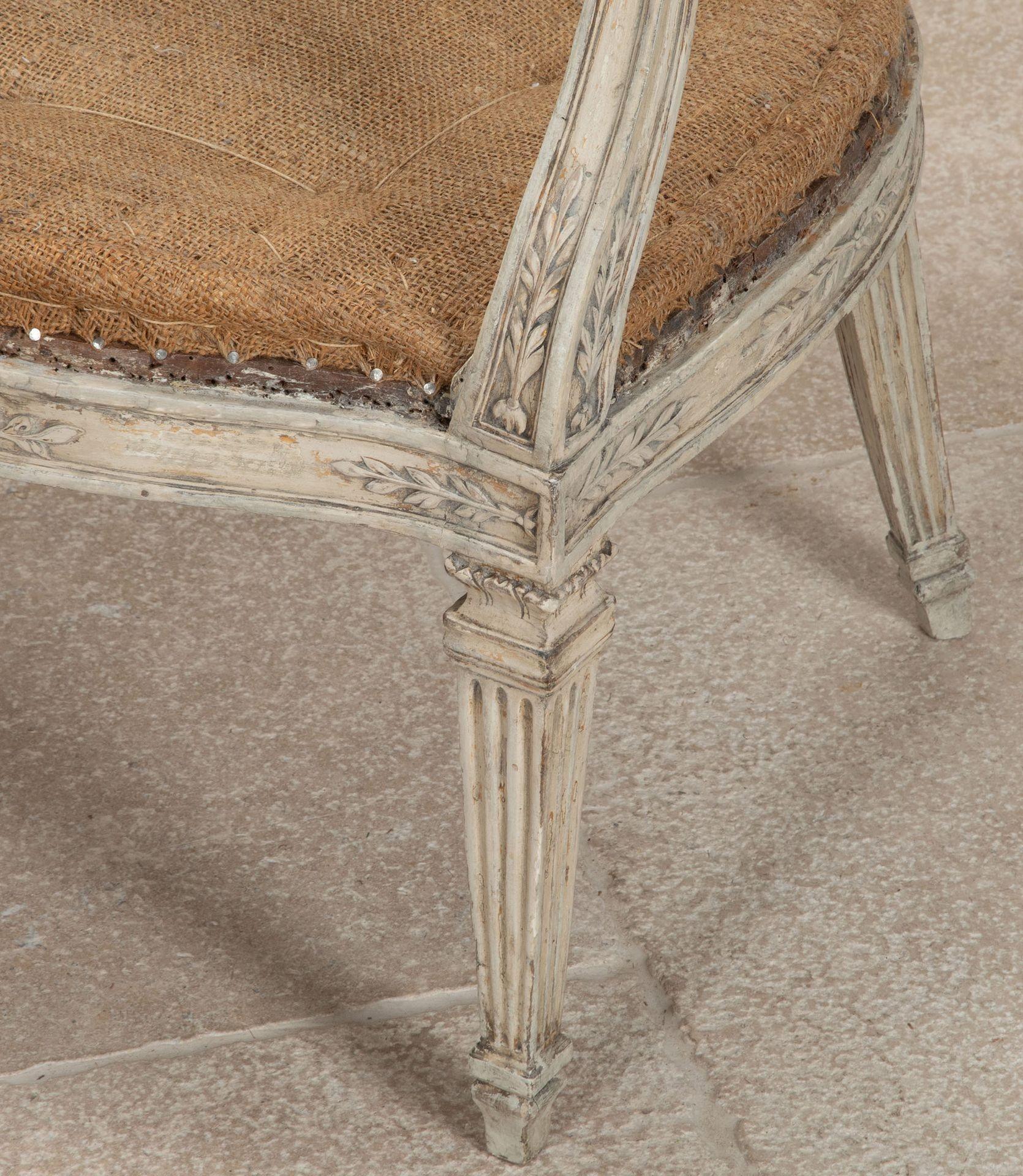 Pair of 19th Century Italian Painted Armchairs (19. Jahrhundert) im Angebot