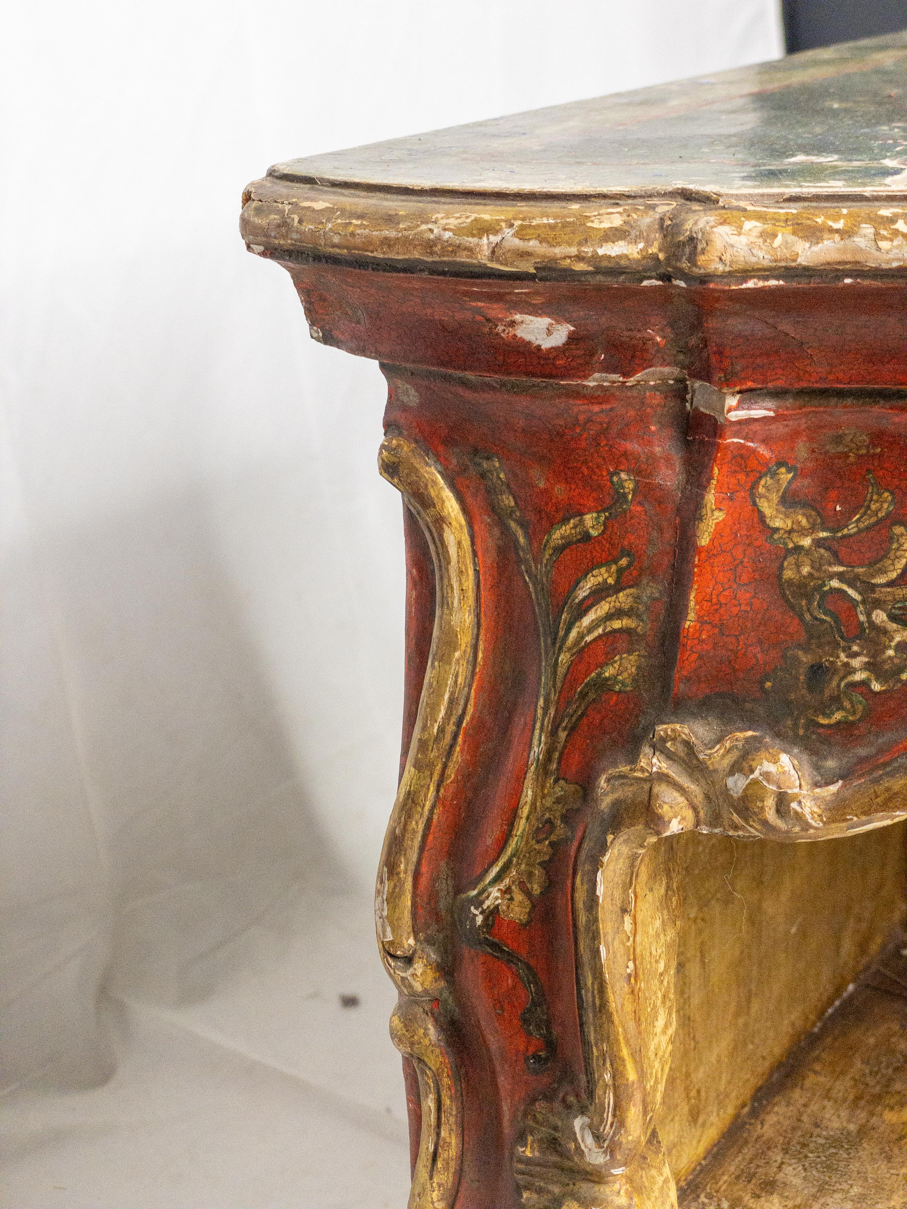 Pair of 19th Century Italian Painted Chests For Sale 10