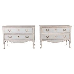 Pair of 19th Century Italian Painted Commodes