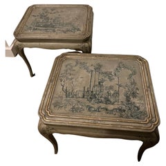Pair of 19th Century Italian Painted Side Tables