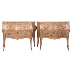 Pair of 19th Century Italian Parquetry Commodes
