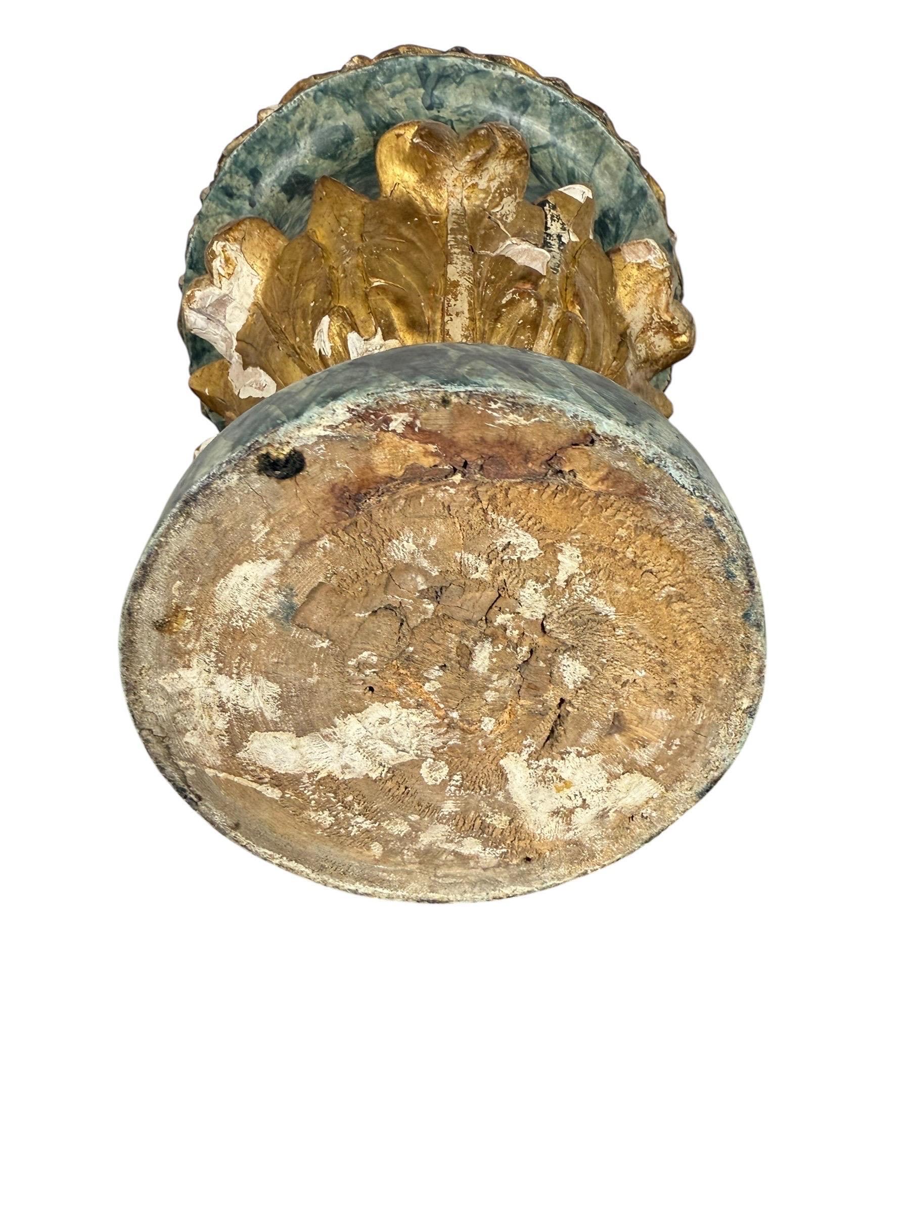 Coppia di urne policrome italiane del XIX secolo in vendita 4