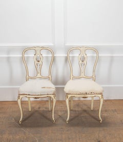 Pair of 19th Century Italian Side Chairs