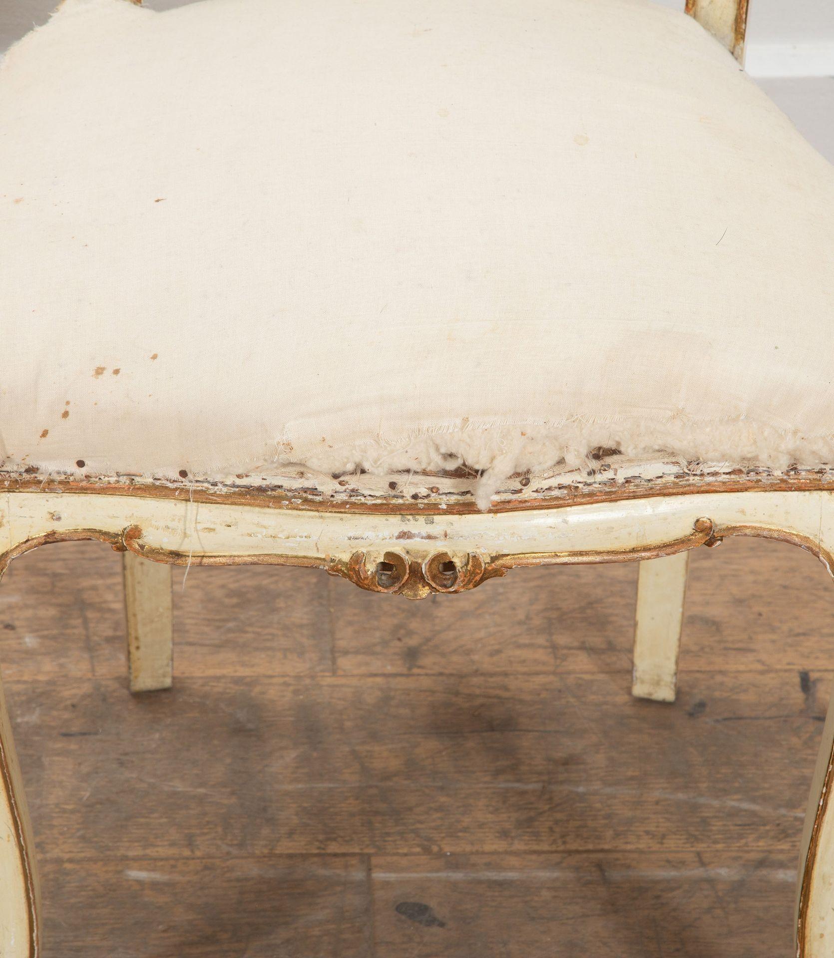 Bois Paire de chaises d'appoint italiennes du 19e siècle en vente