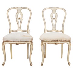 Pair of 19th Century Italian Side Chairs