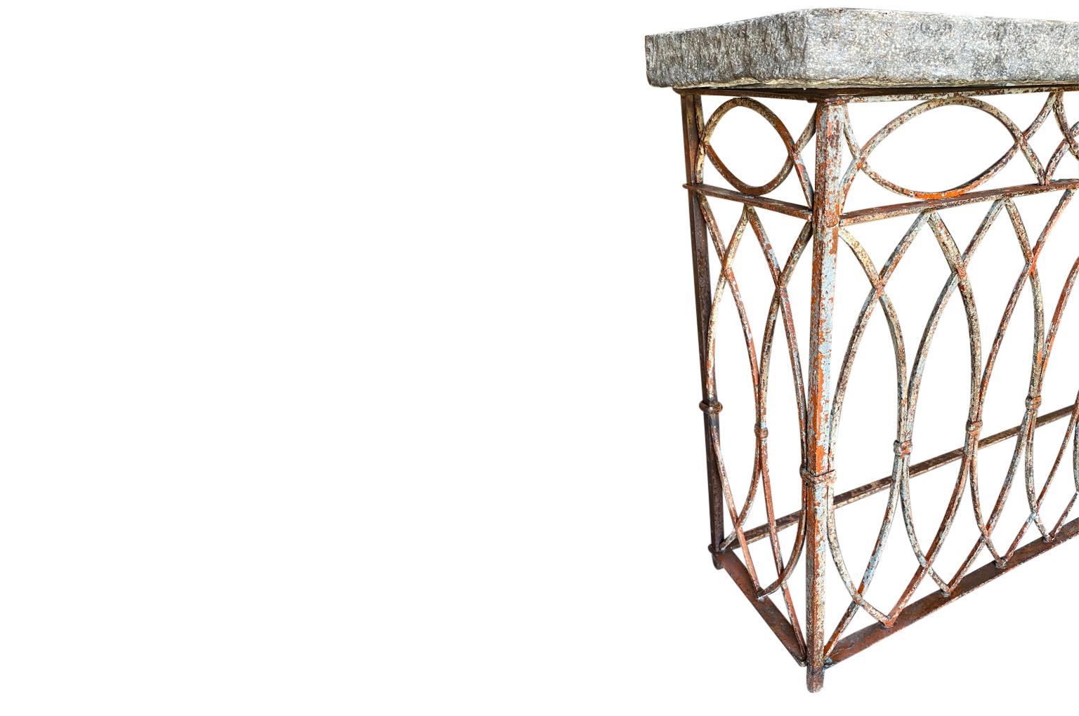 Pair of 19th Century Italian Stone Top Console Tables For Sale 9