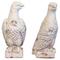 Pair of 19th Century Italian Terracotta Eagles