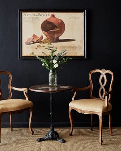 Pair of 19th Century Italian Venetian Walnut Rococo Style Armchairs