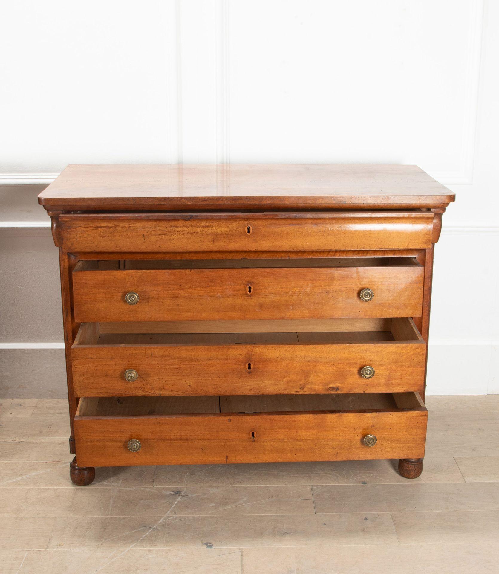 Country Coppia di commodes in legno di noce del XIX secolo in vendita