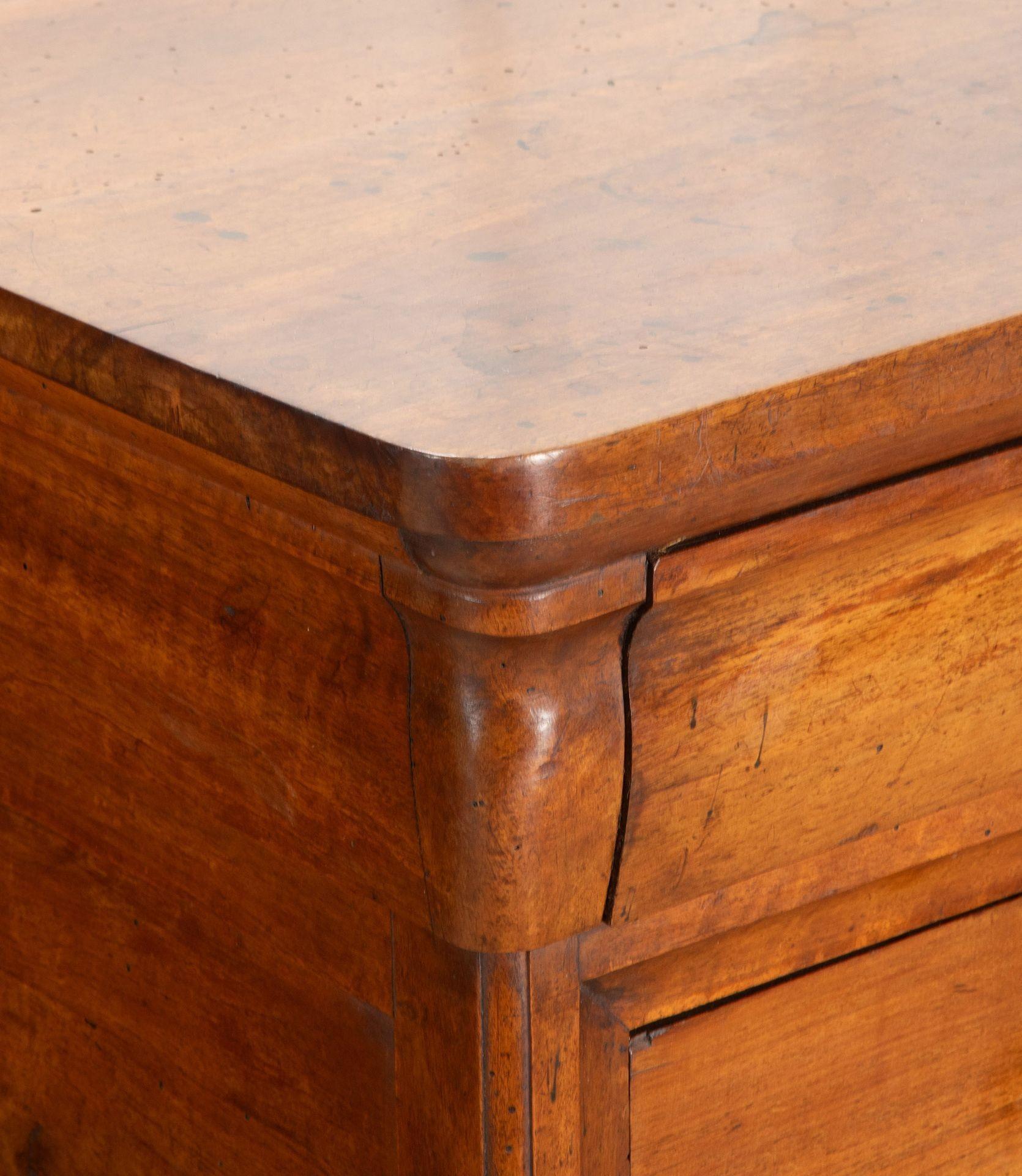 Coppia di commodes in legno di noce del XIX secolo in vendita 1