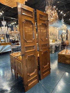 Pair of 19th Century Italian Walnut Doors