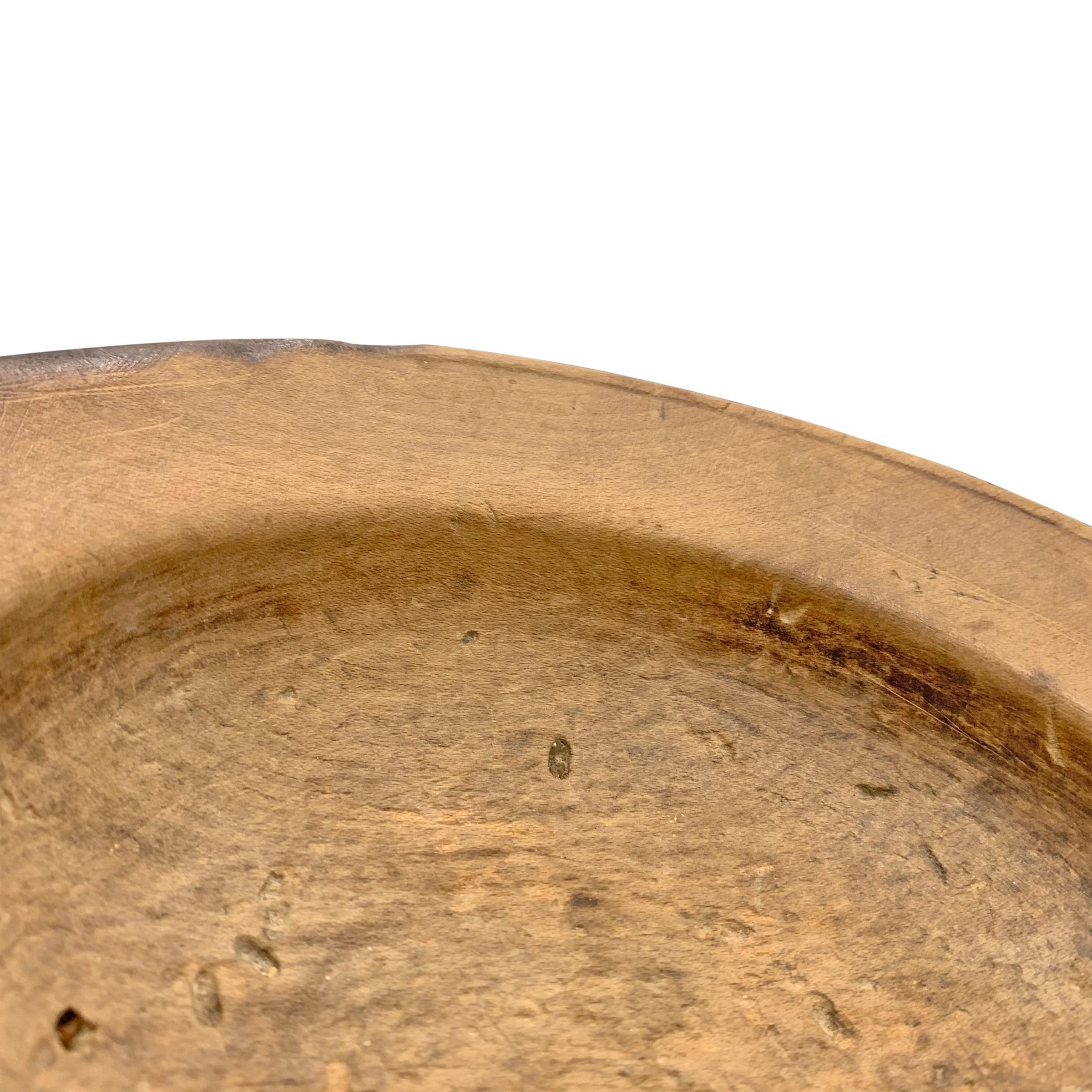 Pair of 19th Century Italian Wood Bowls 2