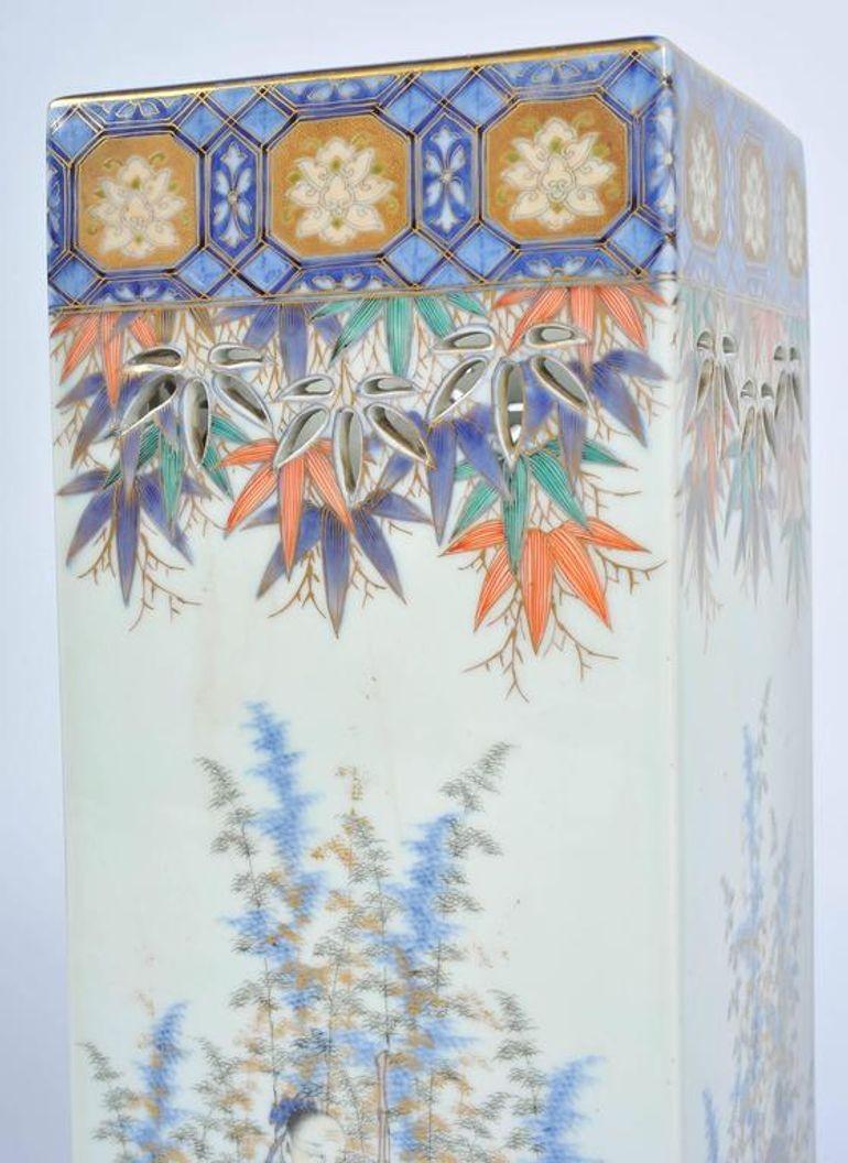 Paire de vases ou lampes japonais du XIXe siècle en vente 1