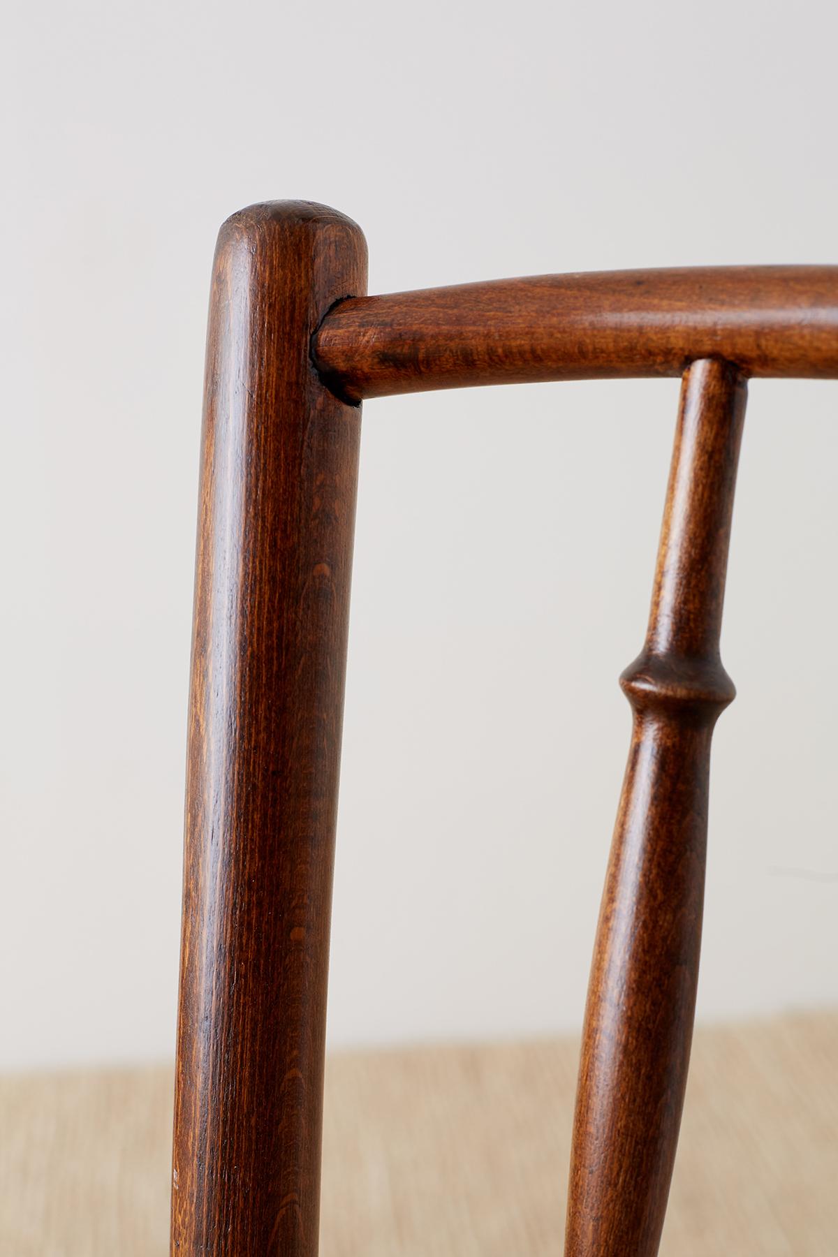 Pair of 19th Century JJ Kohn Viennese Bentwood Chairs 9