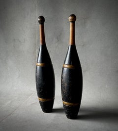 Pair of 19th Century Juggler Pins