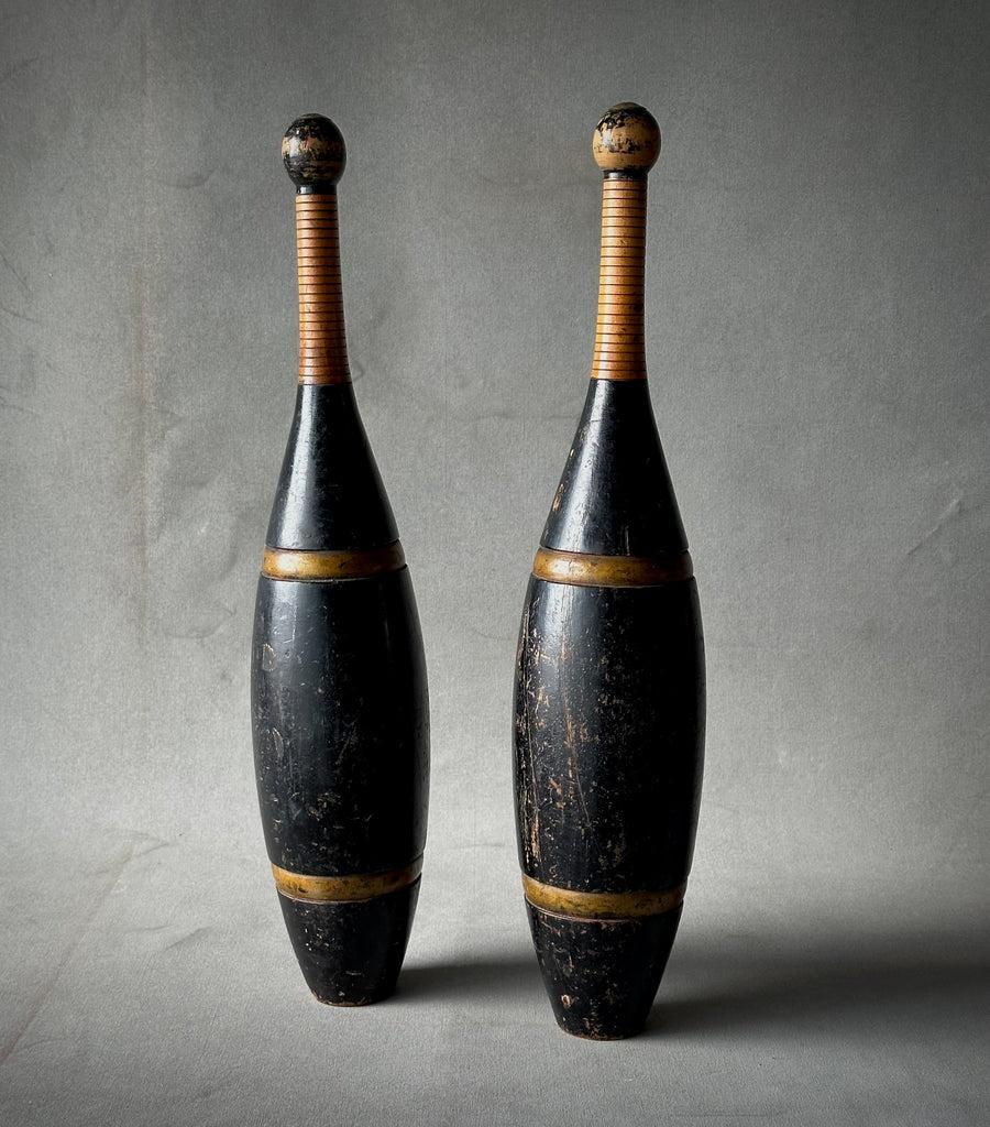 Anglais Paire d'épingles de jongleur du 19e siècle en vente