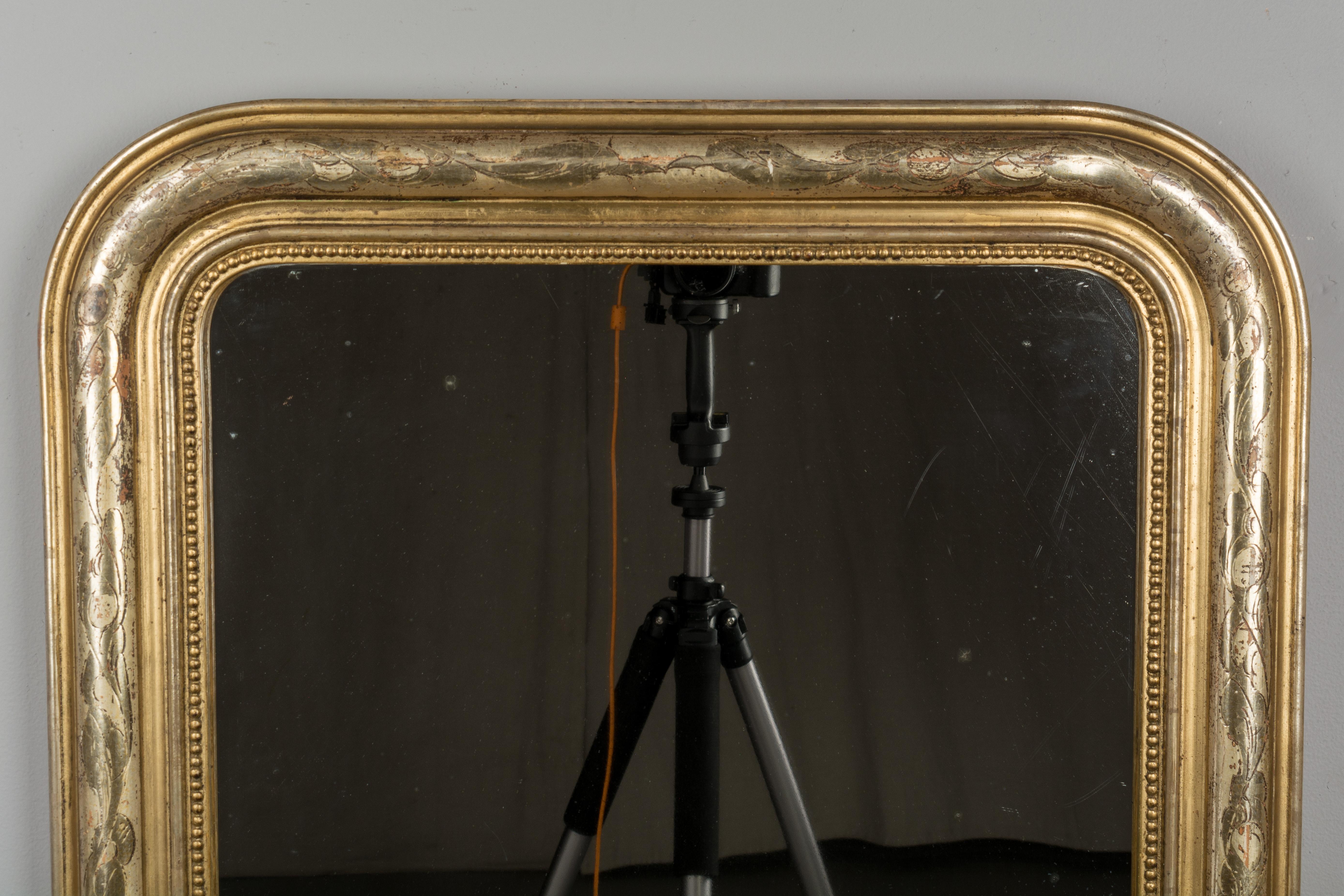 Pair of 19th Century Louis Philippe Style Gilded Mirrors In Good Condition In Winter Park, FL