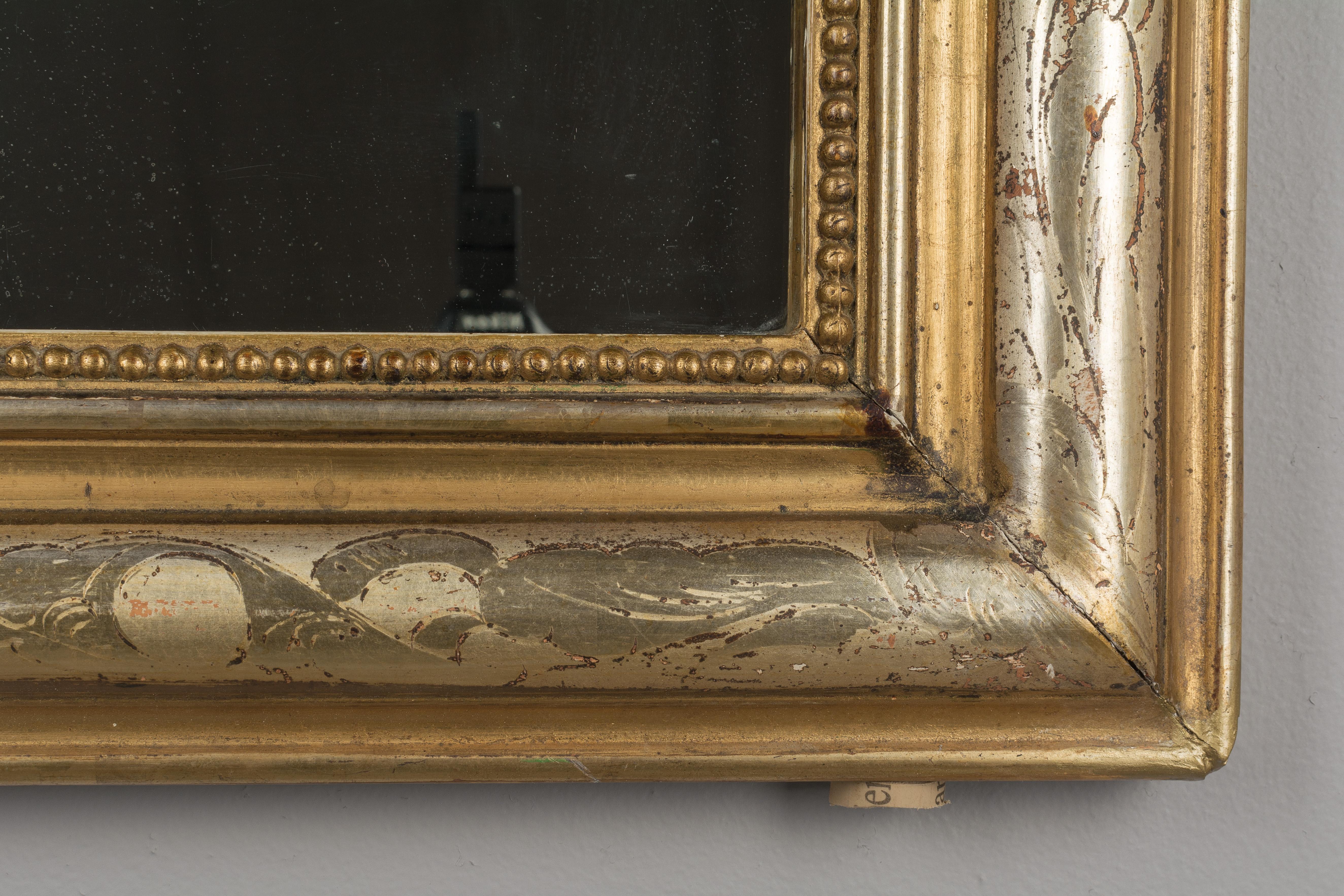 Pair of 19th Century Louis Philippe Style Gilded Mirrors 3