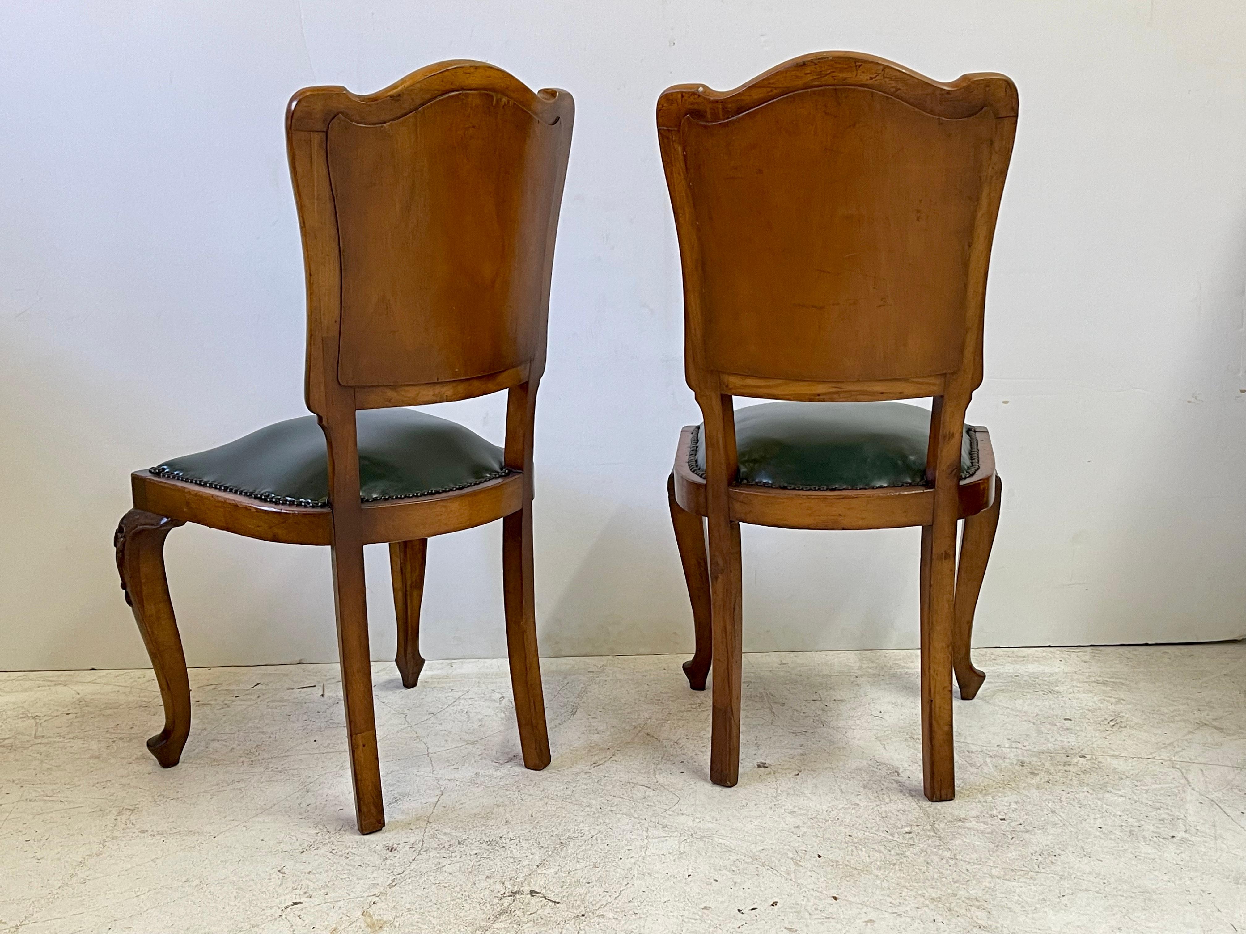 Pair of 19th Century Louis XV Fruitwood Side Chairs 5