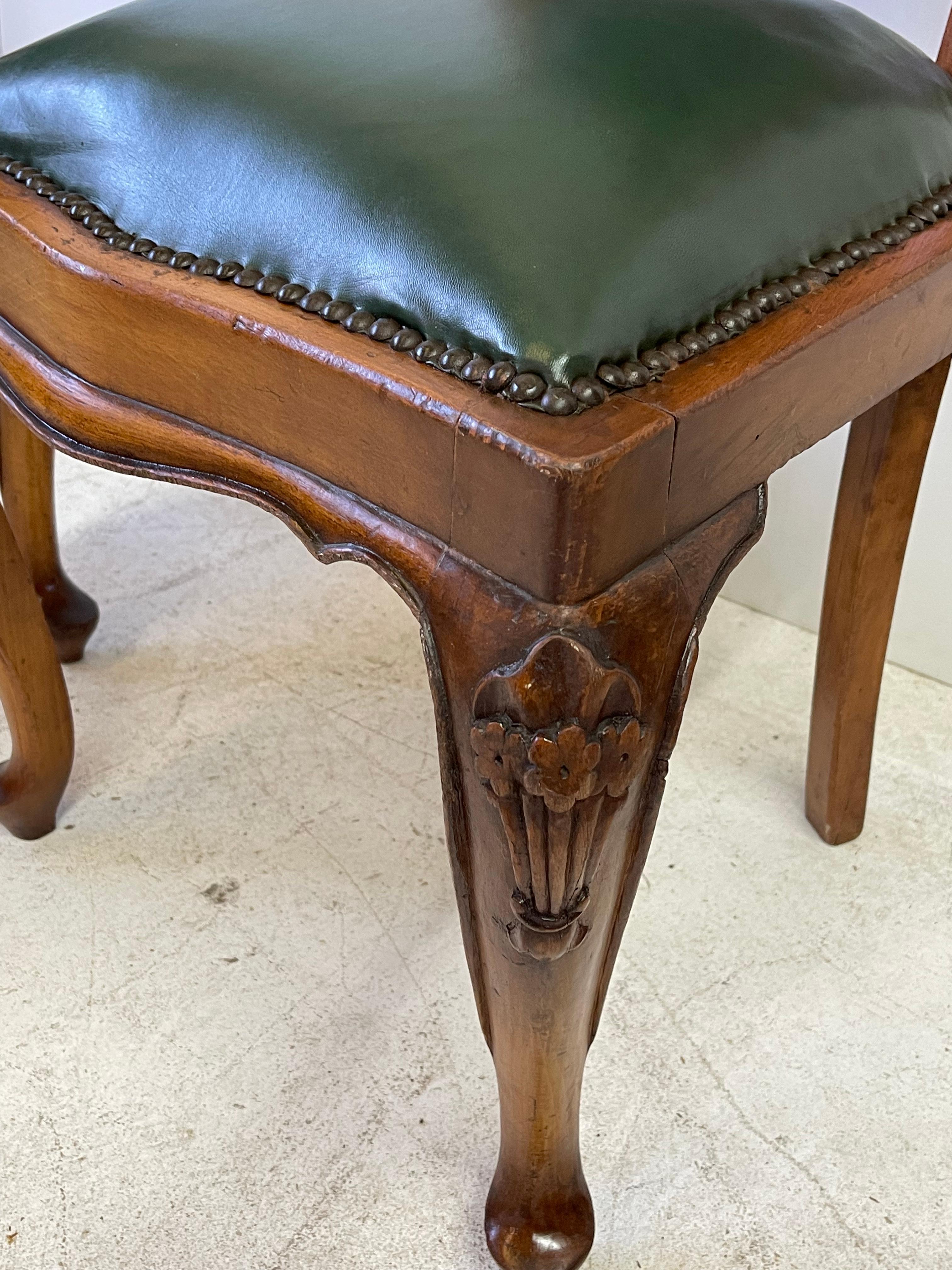 Pair of 19th Century Louis XV Fruitwood Side Chairs 1