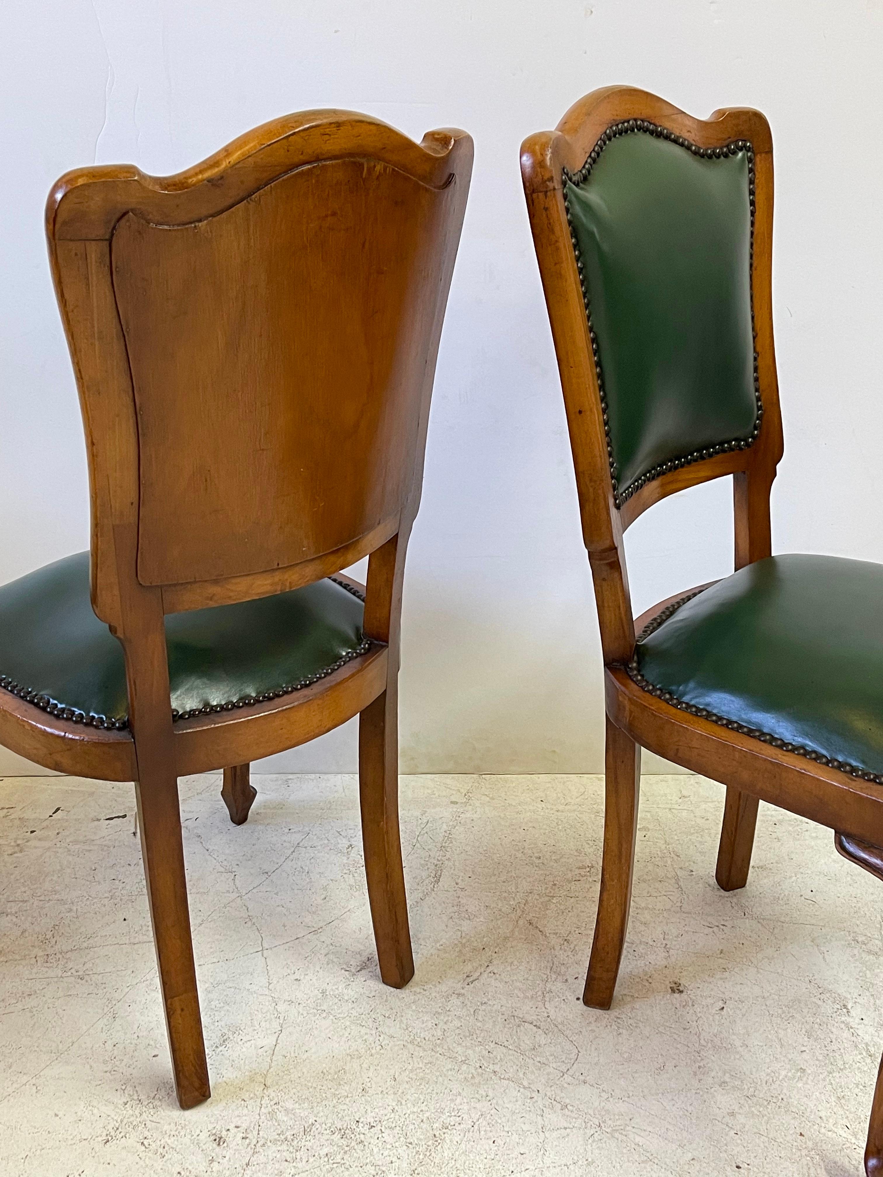 Pair of 19th Century Louis XV Fruitwood Side Chairs 4