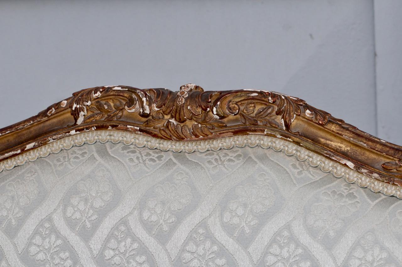 Pair of 19th Century Louis XV Style Giltwood Marquises after J-B Tilliard 2