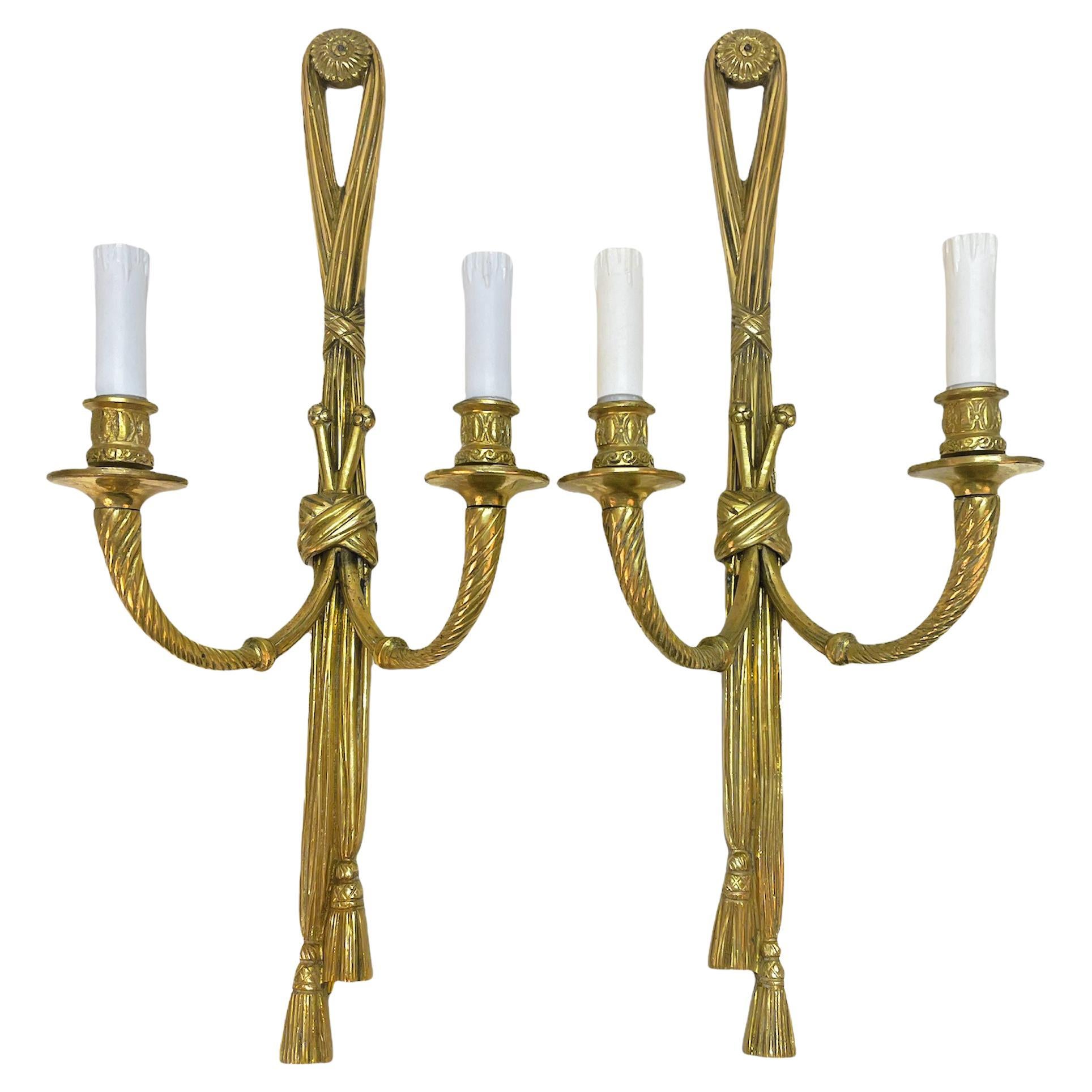 Adjustable Vintage Candle Wall Light Antique Brass M0015W 