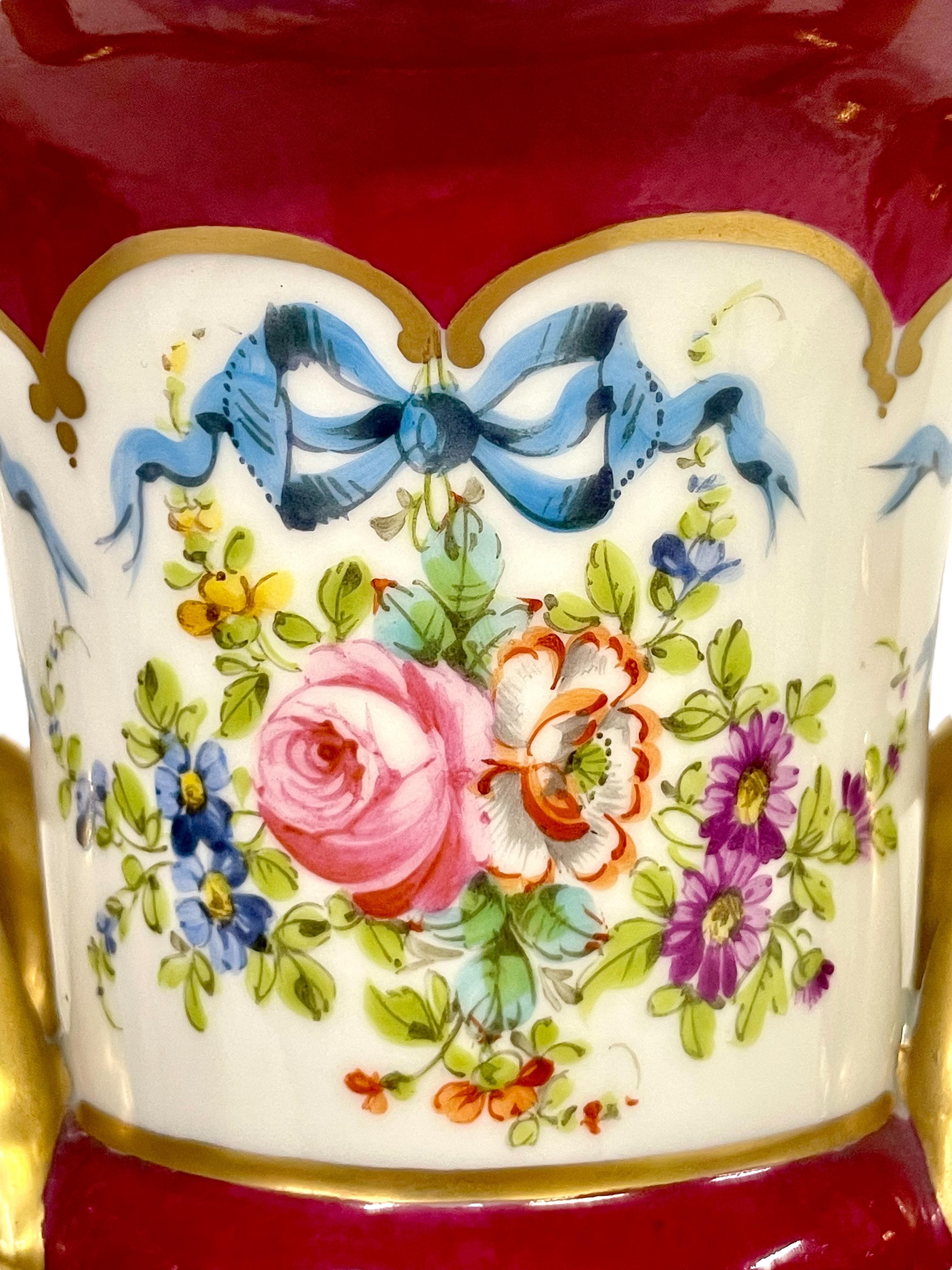 Pareja de jarrones Luis XVI, Siglo XIX en venta 3