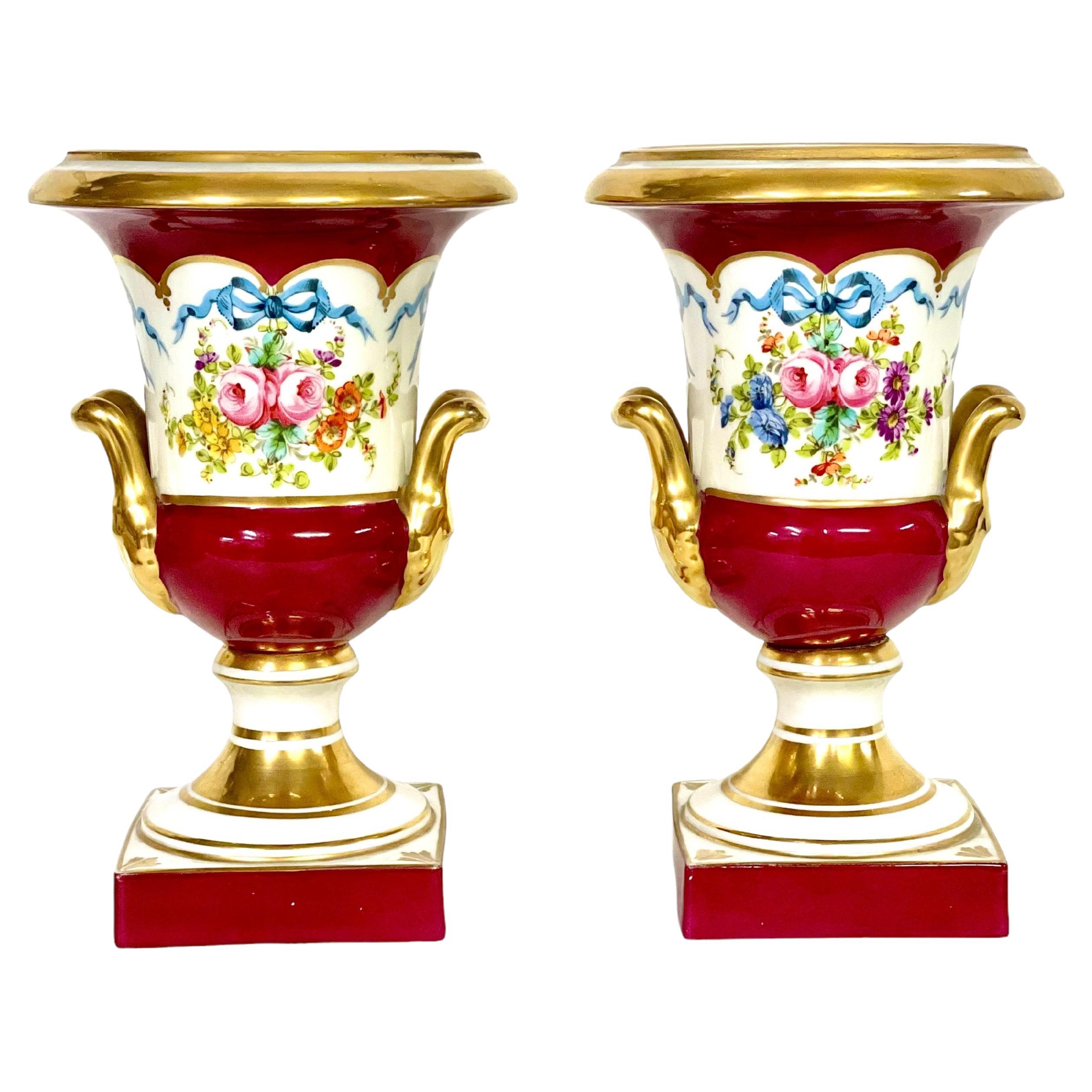 Pair of Louis XVI Vases, 19th Century