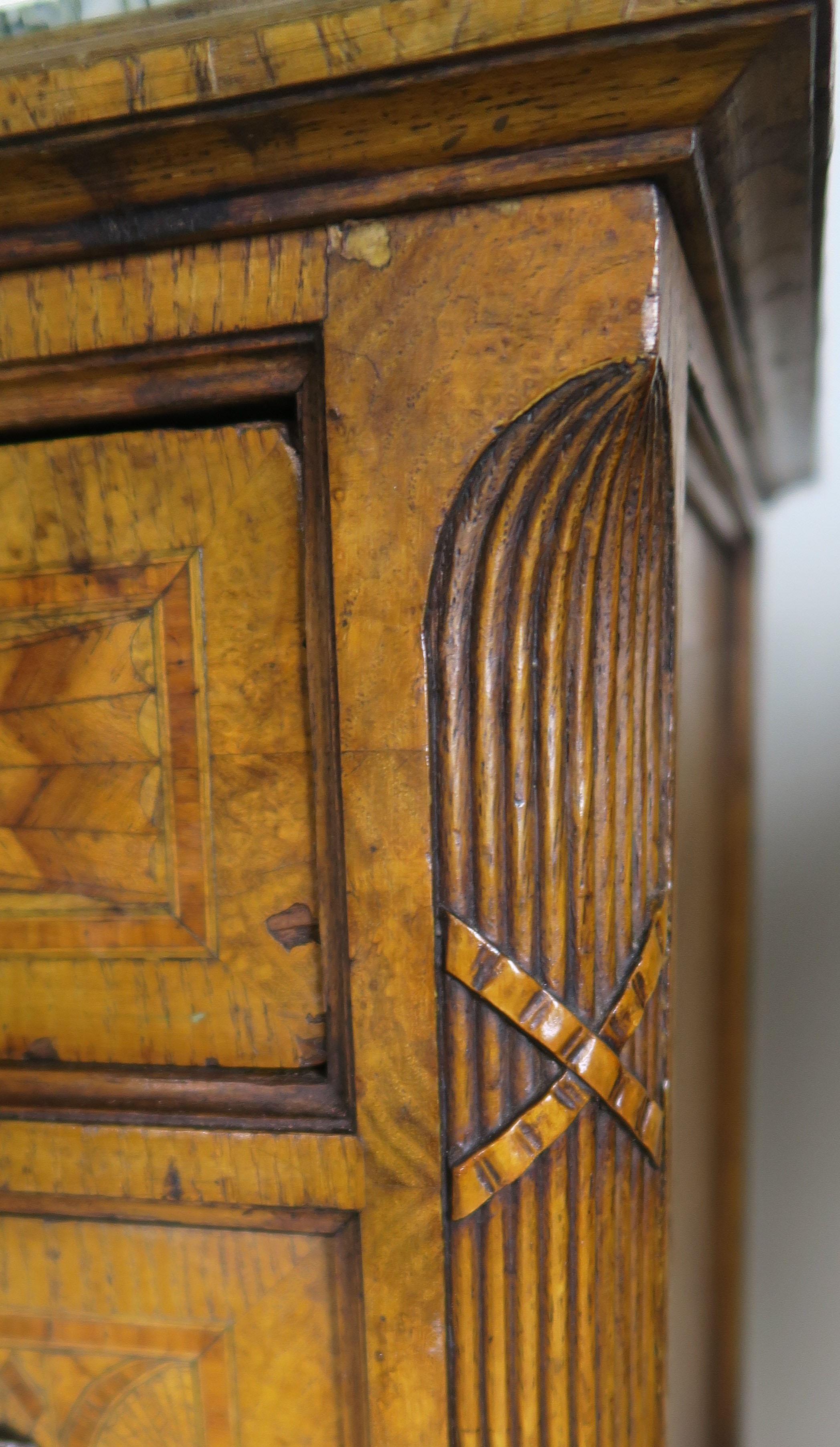 Pair of 19th Century Louis XVI Style Nightstands with Marble Tops 7