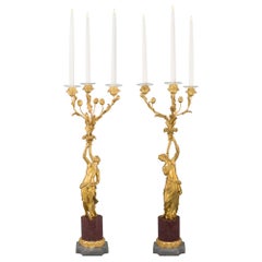 Stone Candelabras