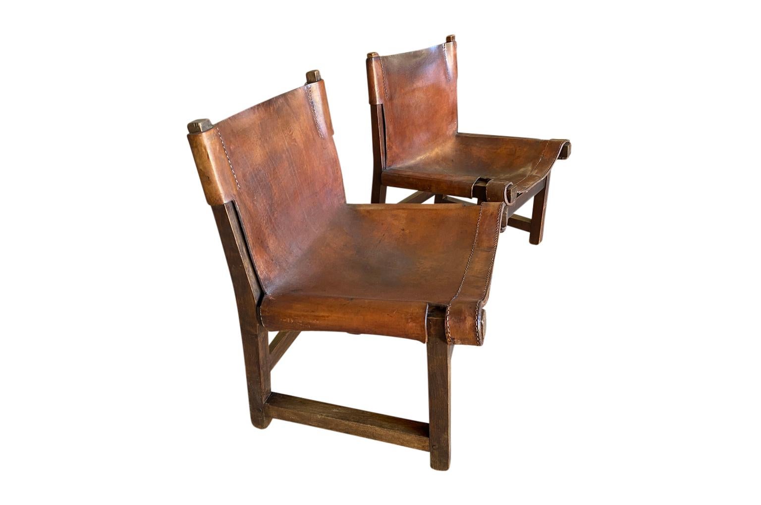 Pair of 19th Century Low Chairs In Good Condition In Atlanta, GA