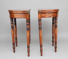 Pair of 19th Century Mahogany Card Tables