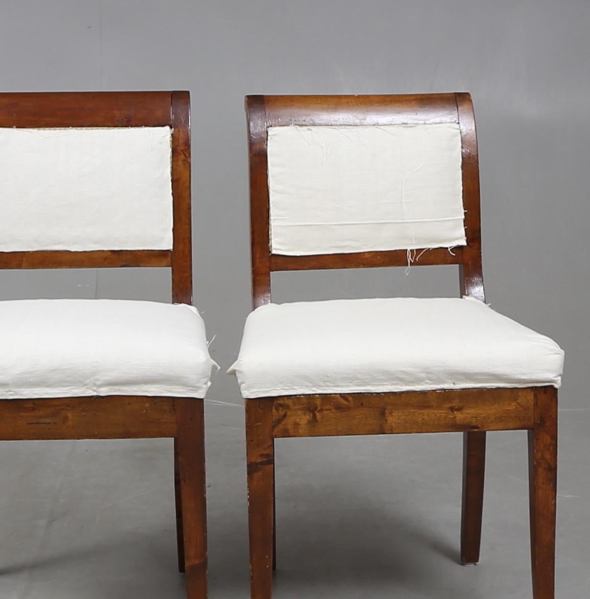 Pair of 19th Century Mahogany Regency Side Chairs In Good Condition In New York, NY
