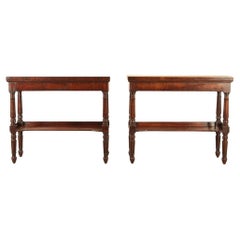 Pair of 19th Century Mahogany Side Tables