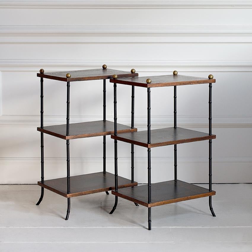 Paire d'étagères à étages de la Maison Jansen du XIXe siècle Bon état - En vente à London, GB