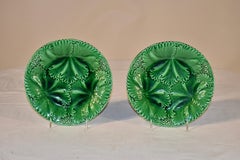 Pair of 19th Century Majolica Plates