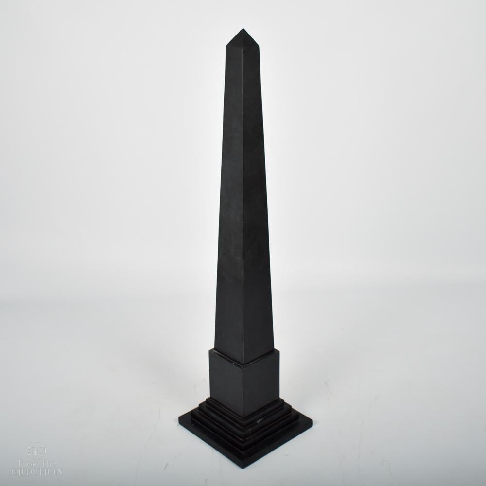 Pair of 19th Century Marble Obelisks For Sale 2