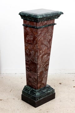 Pair of 19th Century Marble Pedestals