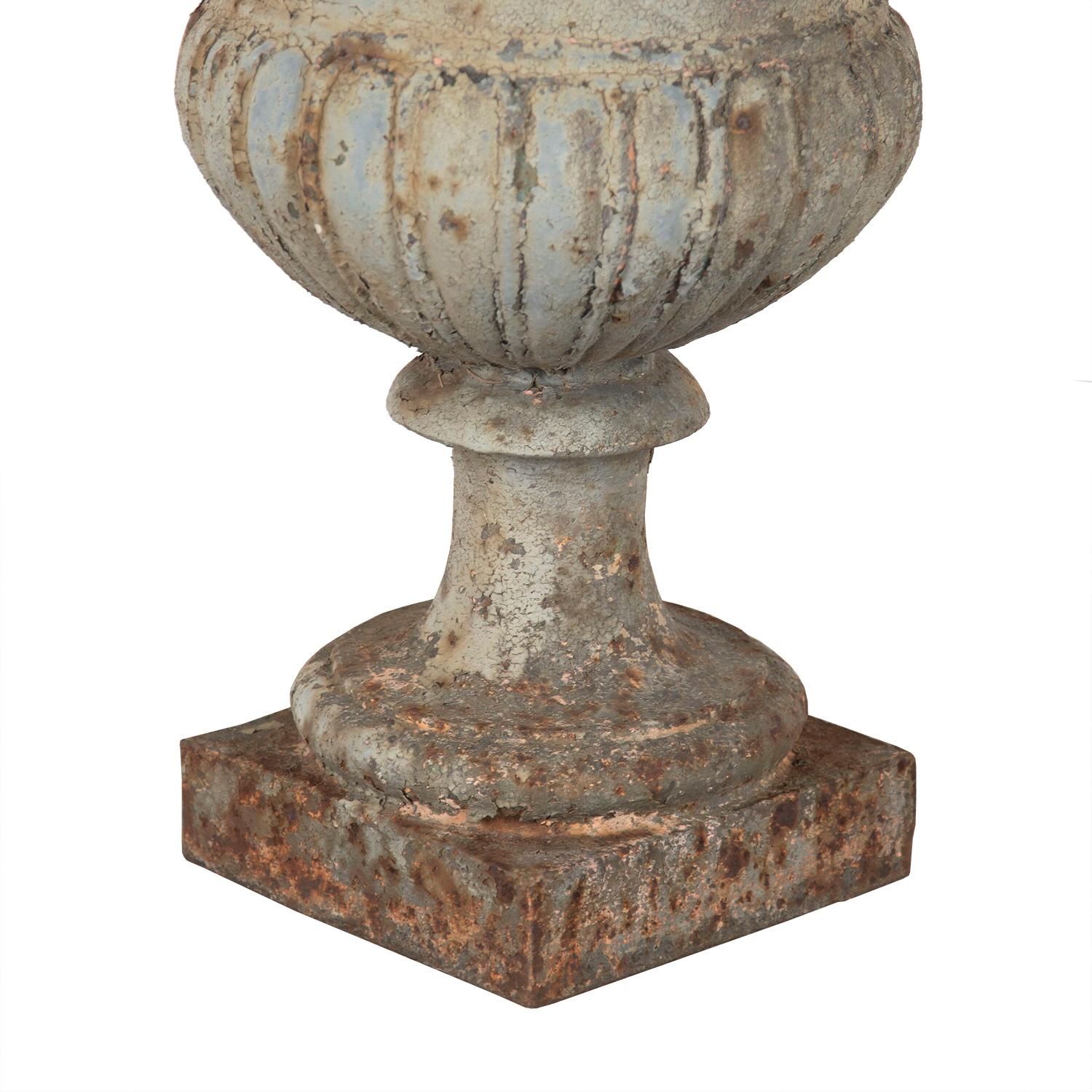 Pair of 19th Century Medici Urns In Good Condition In Tetbury, Gloucestershire