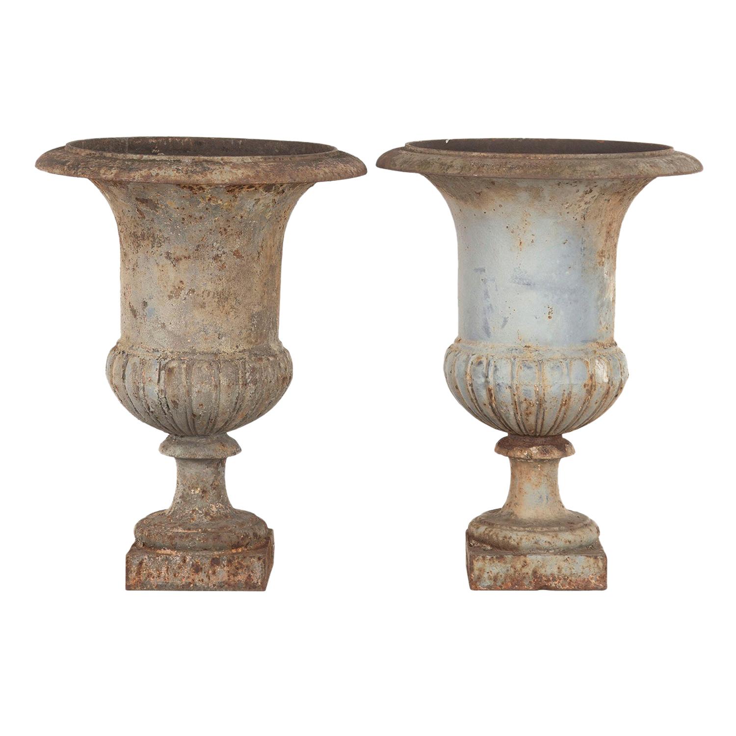 Pair of 19th Century Medici Urns